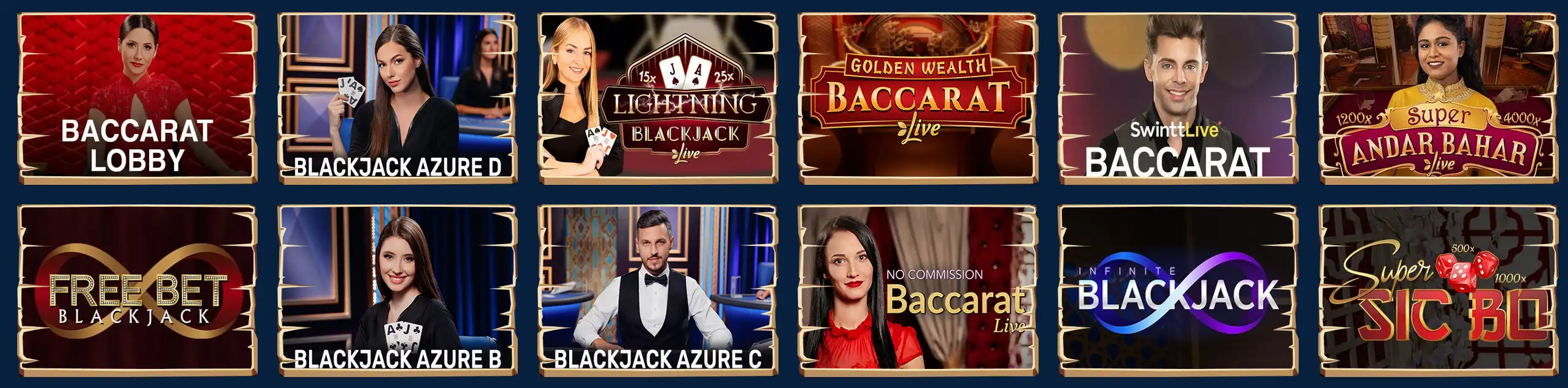 Blackjack e Baccarat no Wazamba Casino